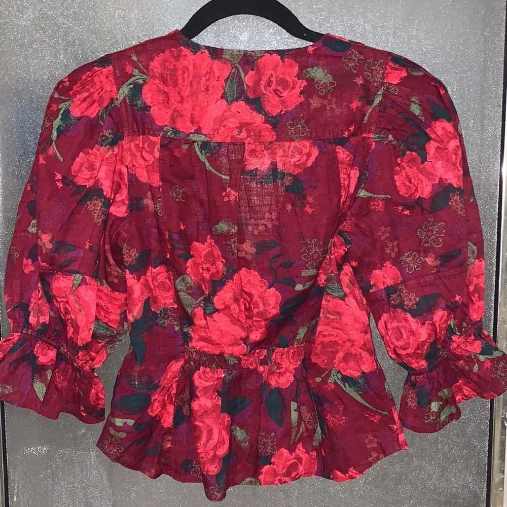 free people I found you printed top